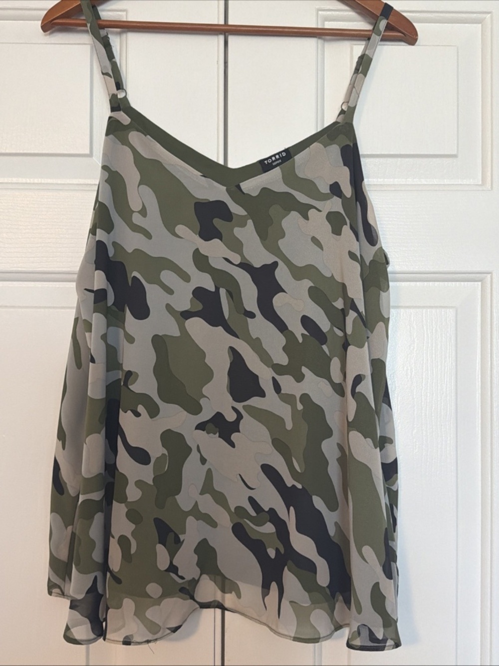 Torrid SOPHIE Camouflage Swing Cami Tank Top 2X